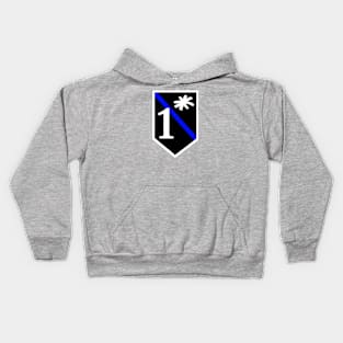 One Asterisk-Thin Blue Line- Police Kids Hoodie